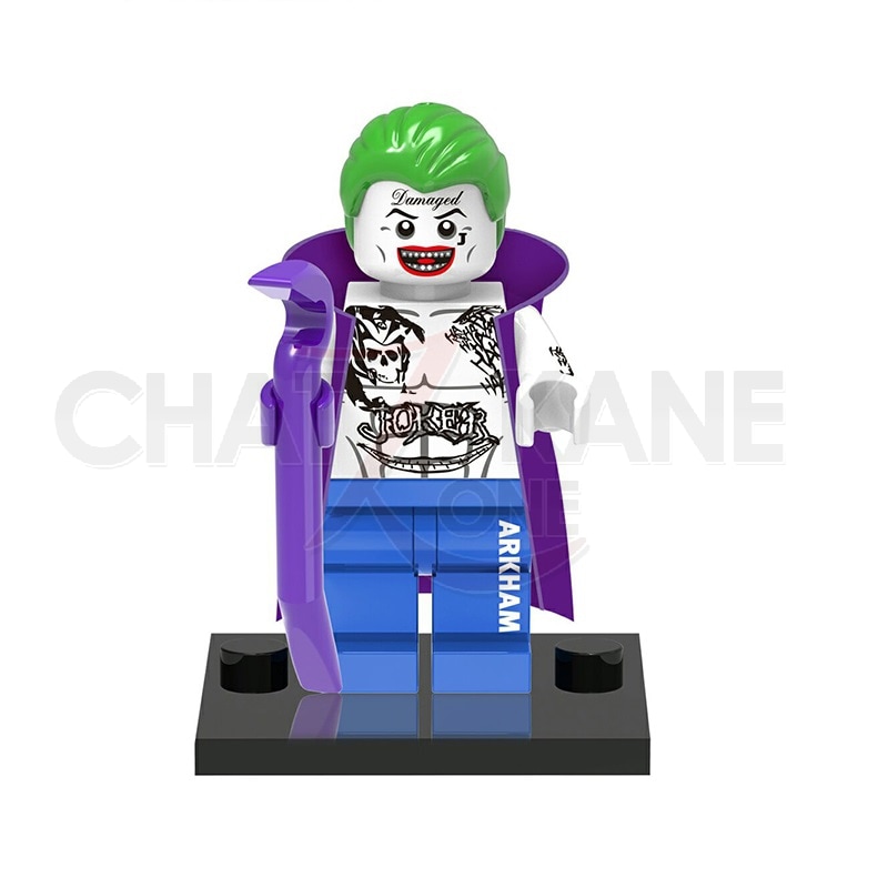 joker lego Custom PAD UV PRINTED Minifigure joker